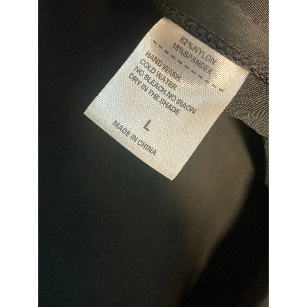 DEHAI Full Body Wetsuit Unisex Large Black Blue 1mm Front Zip Sport Excellent